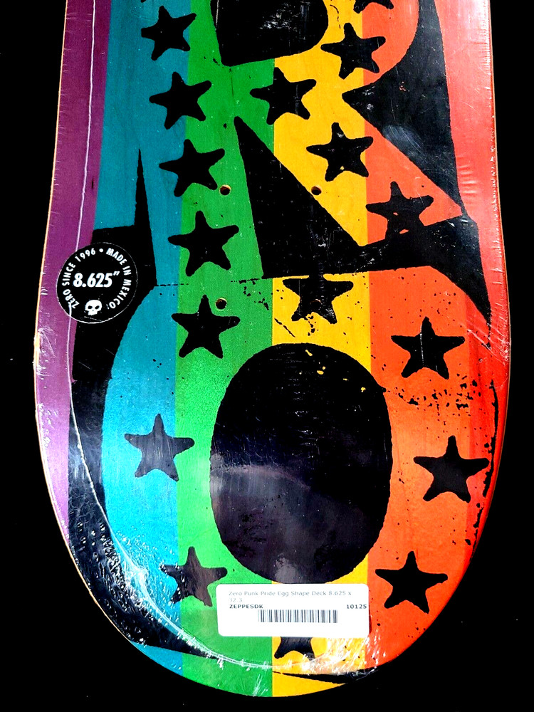 Chris Wimer Signed Punk Pride Zero Autograph Skateboard Egg Shaped 8.625" Deck