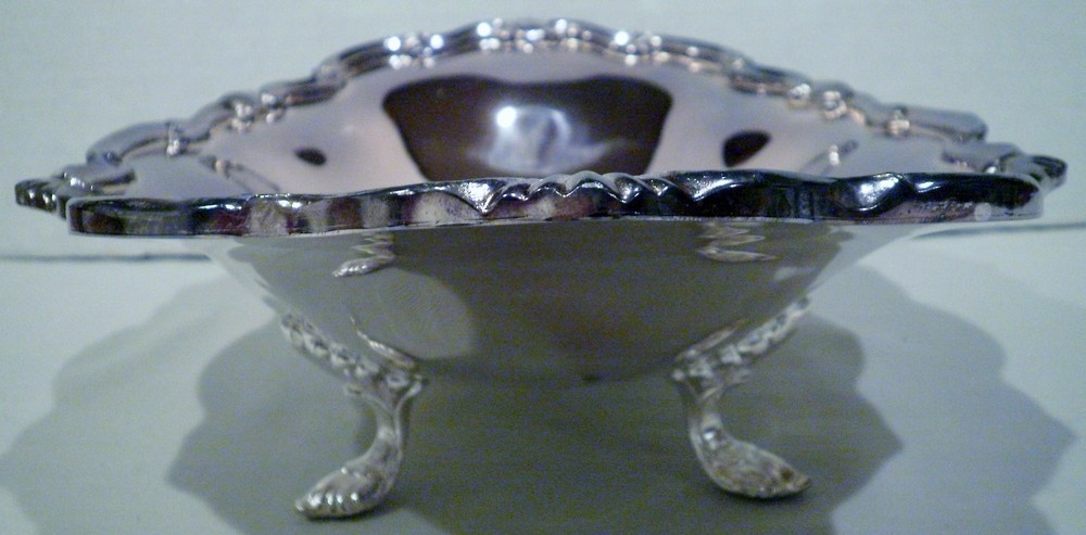 Vintage Silver Plated Oval Bowl