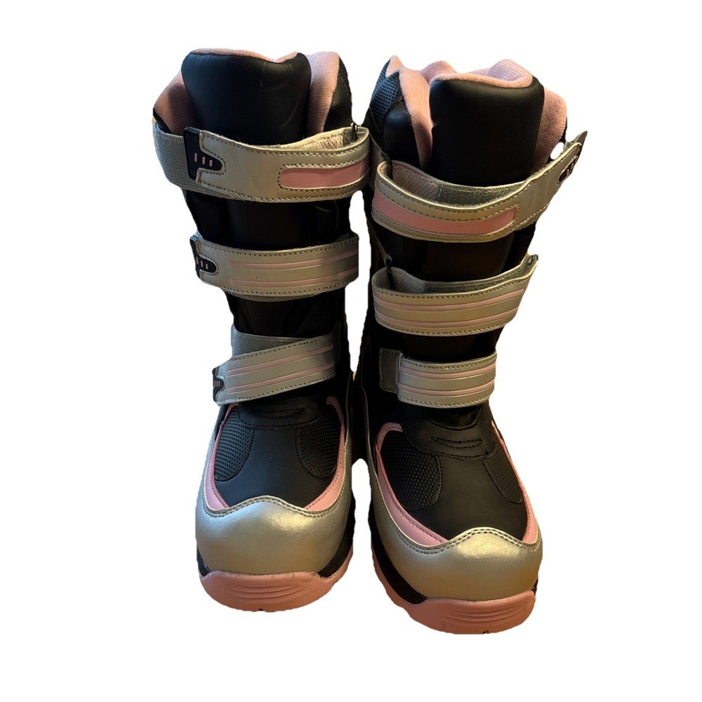 Pink Arctic Shield Snow Boots Womens Size 5 Heat Retention Hook Loop
