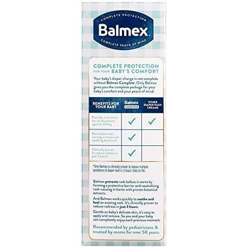Balmex Complete Protection Diaper Rash Cream - 4 oz