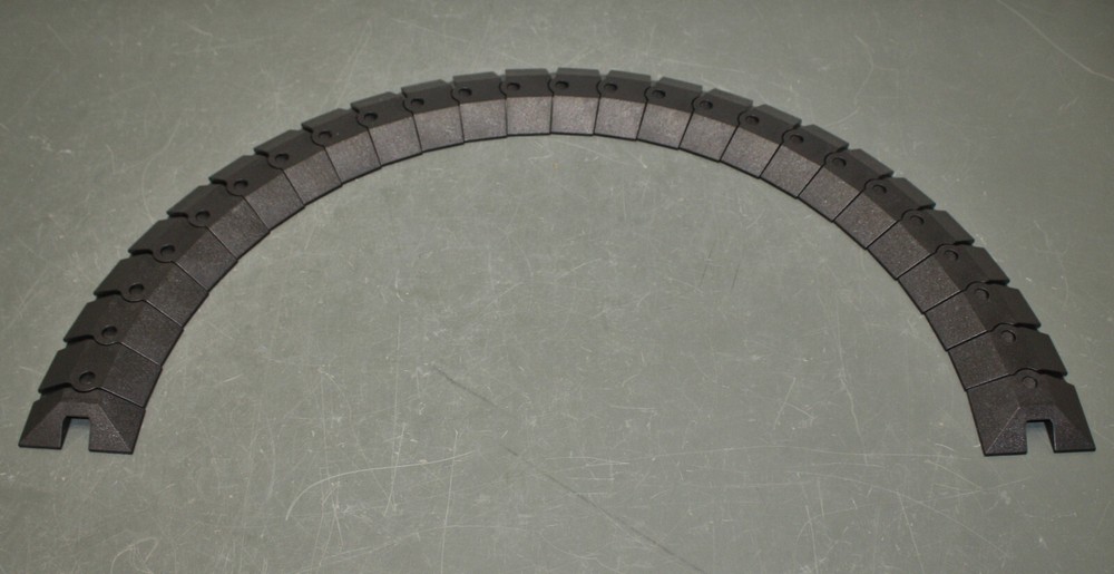 Ultratech Sidewinder Cable Protector 1802, 3/8" Wire x 3 ft, 1 Channel Drop Over