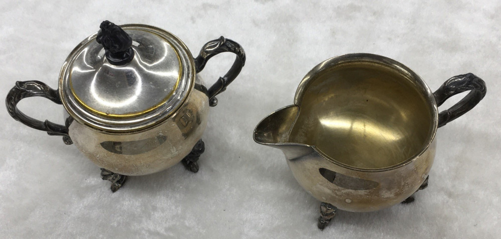 Sheridan Silver Plated Cream and Sugar Set