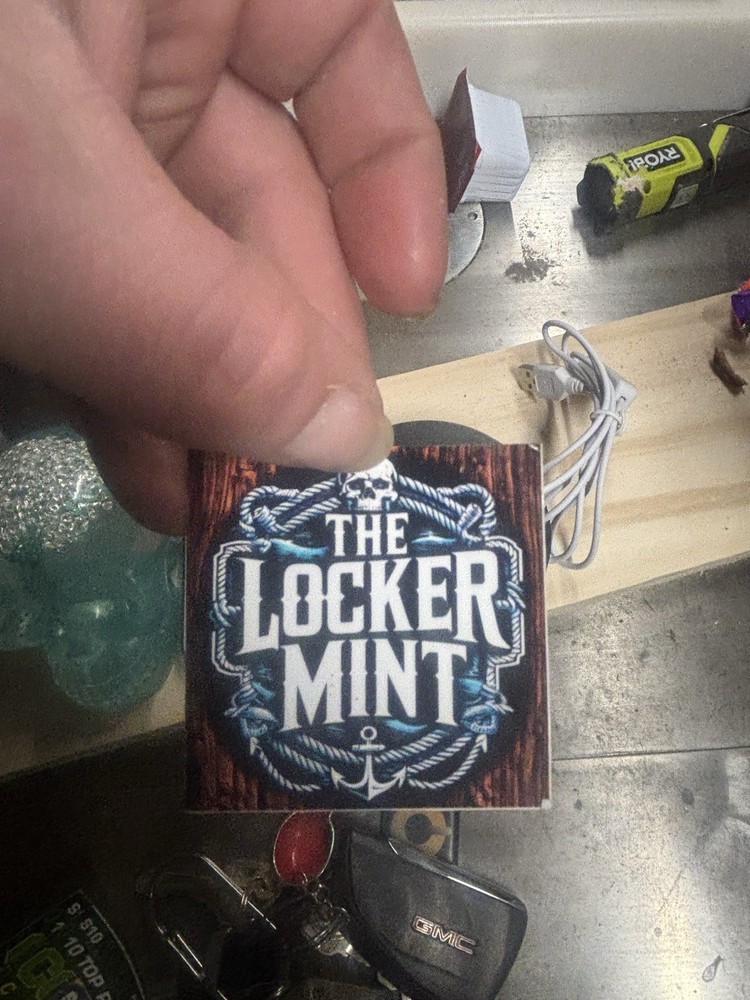 The Locker Mint Color-Changing Skull LED Light with Remote Control
