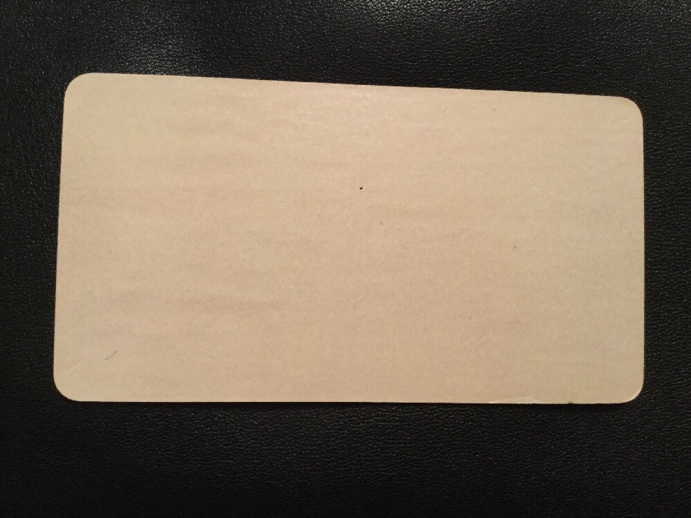 VINTAGE CB HAM RADIO OPERATOR TRANSMITTER ID PLATE- Engraveable 1976