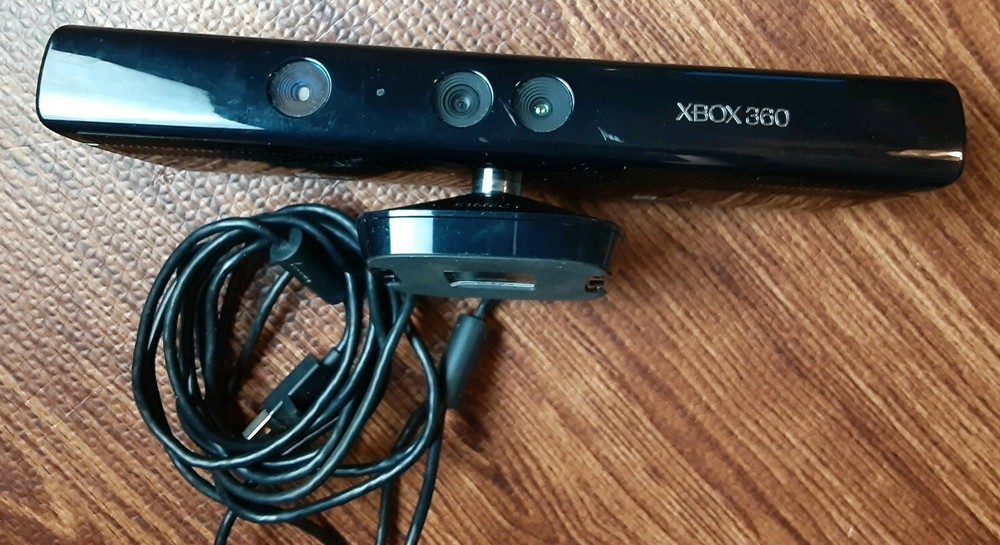 Genuine OEM Microsoft XBOX 360 Model 1414 Kinect Motion Sensor Bar Black