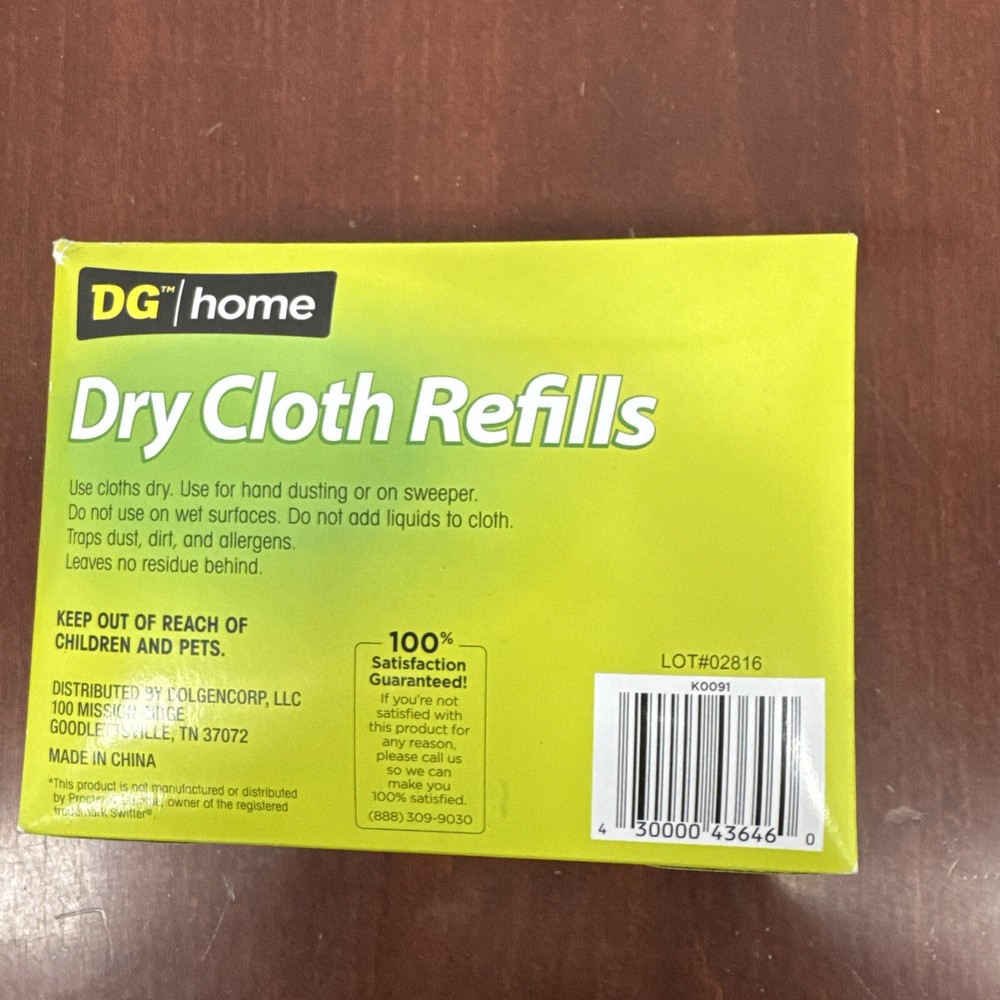Dry Cloth Refills 16 Count New in Package