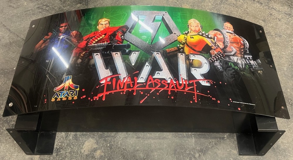 WAR FINAL ASSAULT ARCADE MACHINE by ATARI 1999 (Excellent Condition) *RARE*