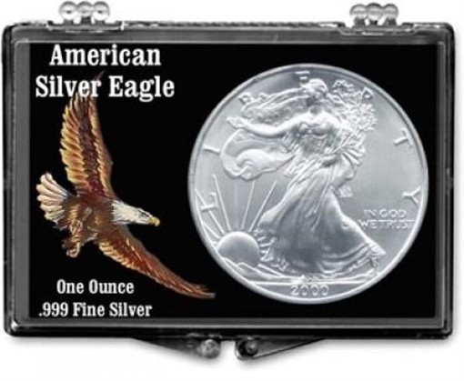 5 Edgar Marcus Snaplock For 1 American Silver Eagle Colored Coin Holders Display
