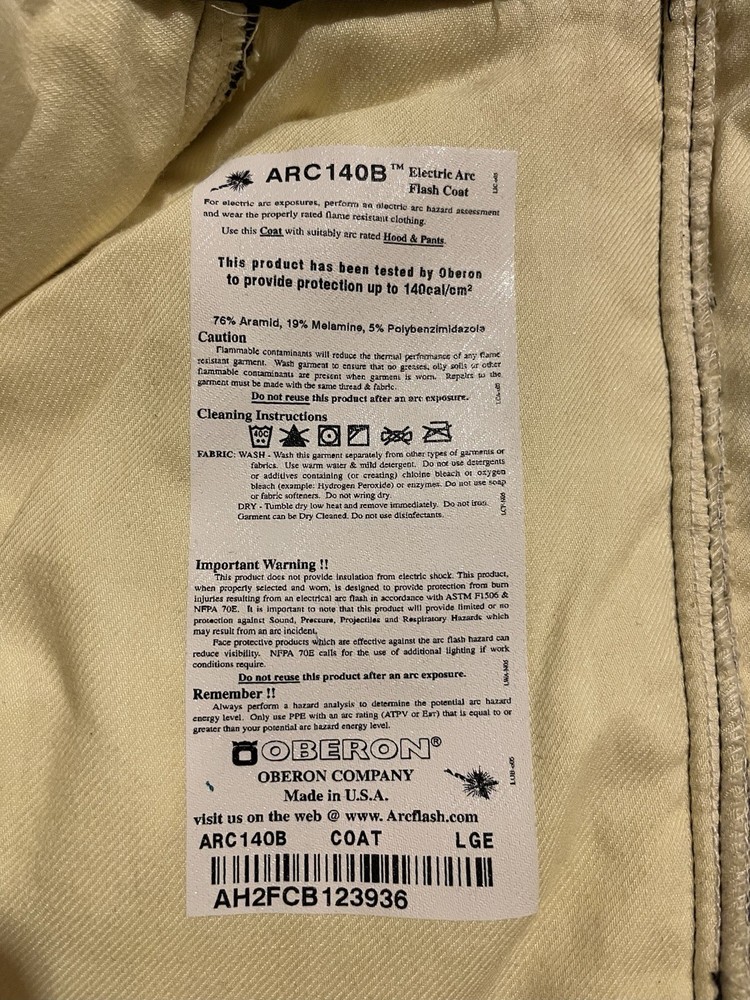140 CAL Arc Suit