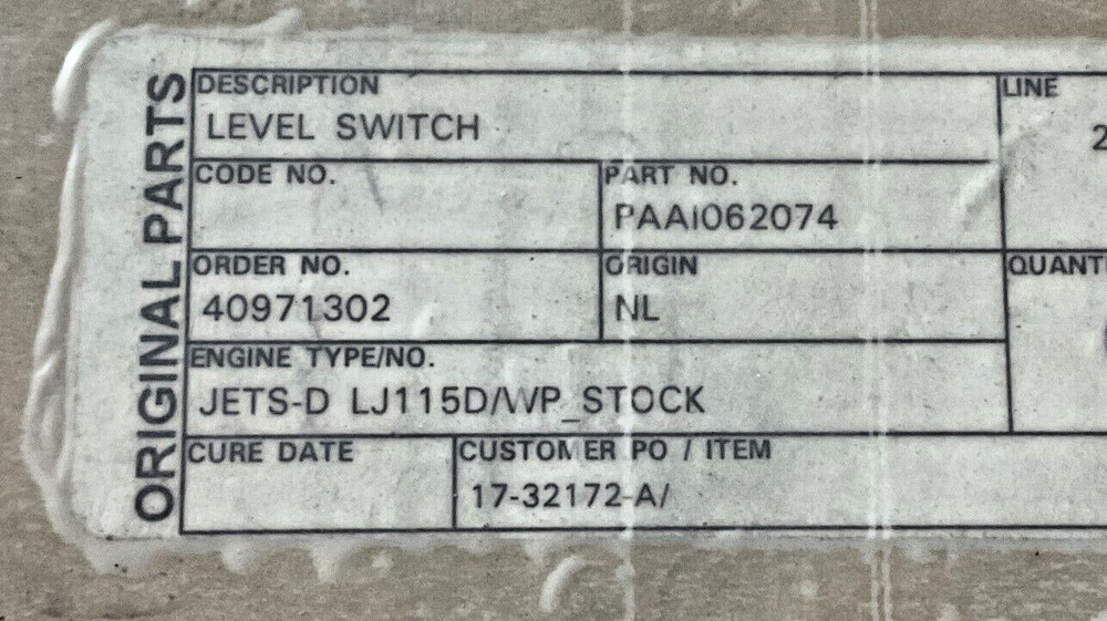 ELETTROTEC LM2 Float Level Switch 220 VOLT 30 Watt .05A JETS-D LJ115D/WP