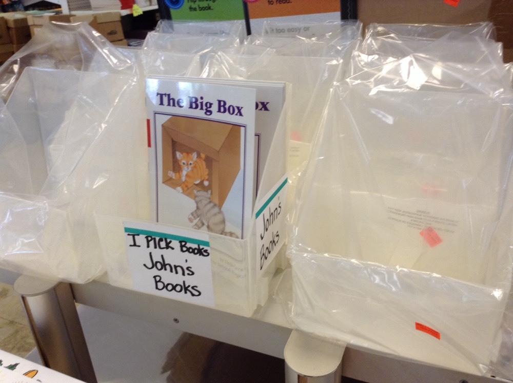 Plastic Book Bins -set Of 12