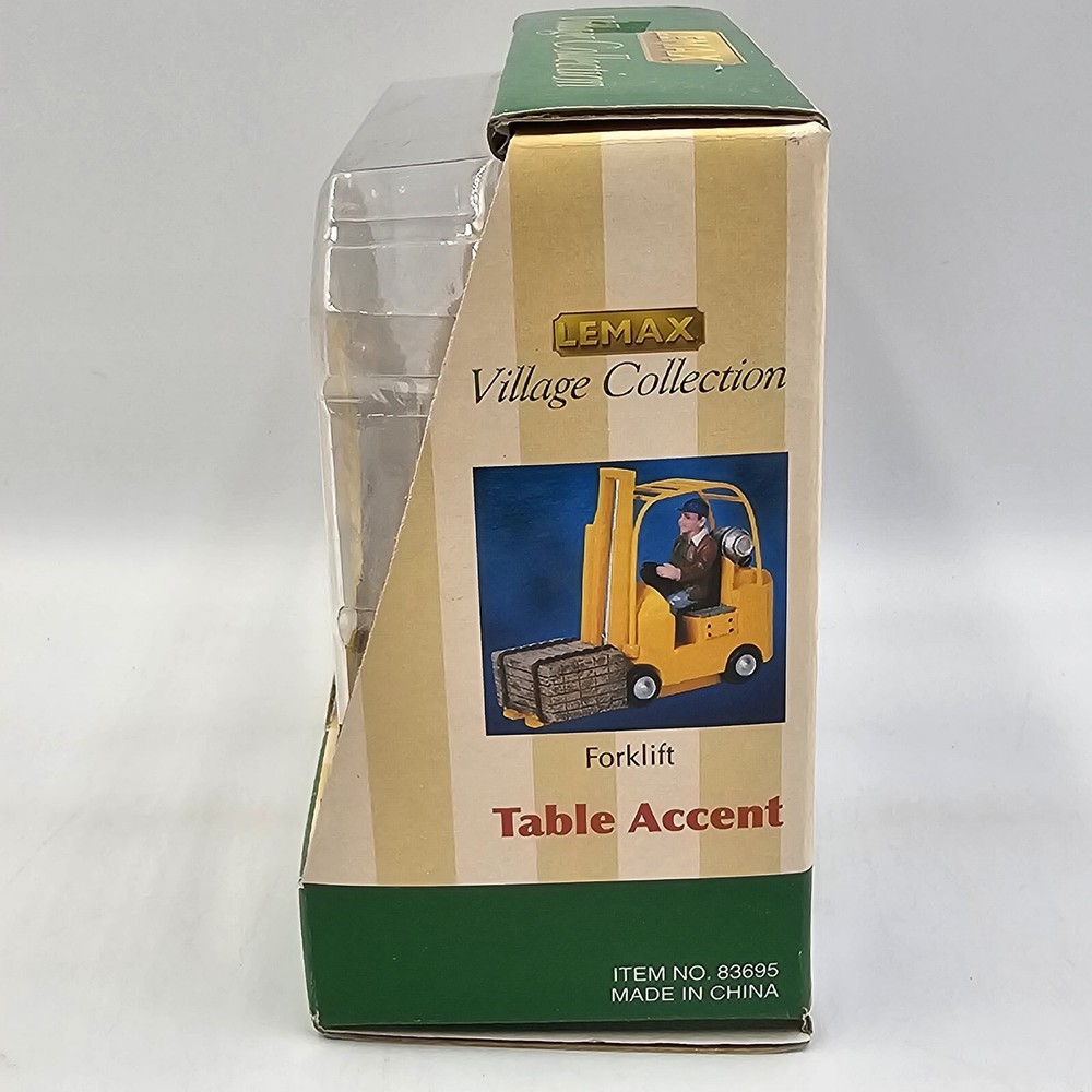 Lemax Village Collection Accessory Forklift Table Accent 83695 Construction