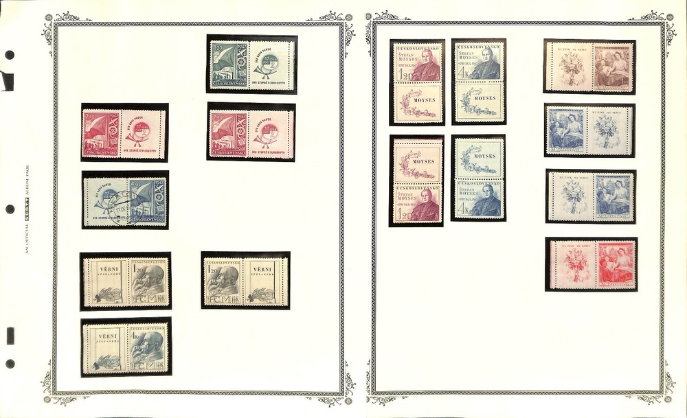 Czechoslovakia Stamp Collection, Specialized World War 2 Overprints & Label (CD)
