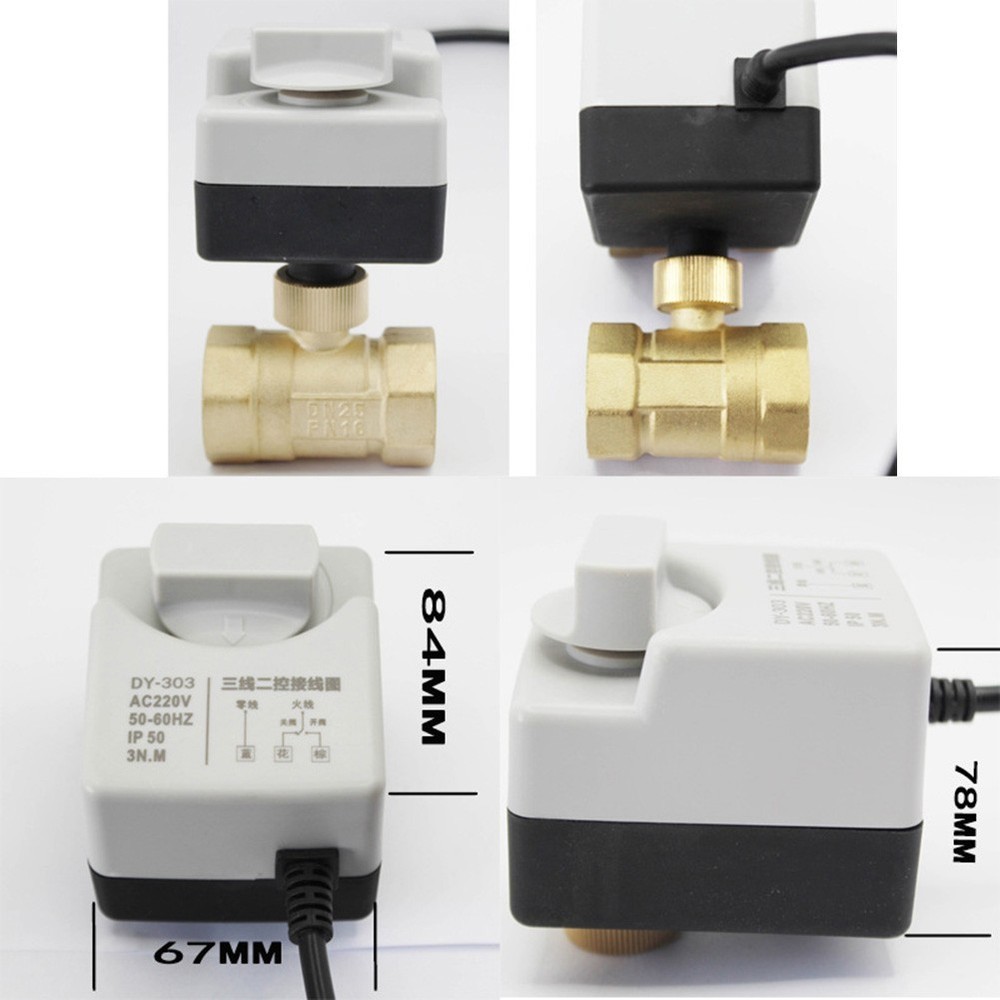 Easily Connectable AC 220V DN20 Automatic Valves for Equipment Control