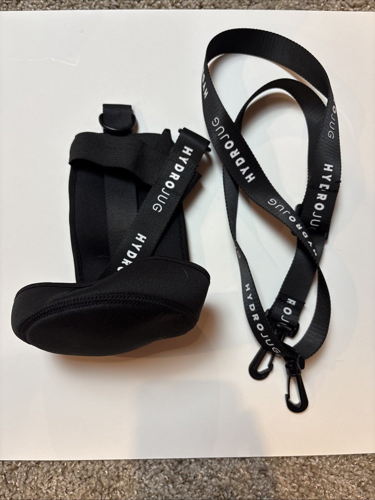 Hydrojug Black/White Sleeve Carrier Adjustable Strap