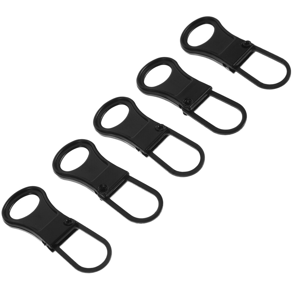 5 Pcs Bag Zipper Pull Replacement Slider Removable Tab Accessories Fixer Wallet