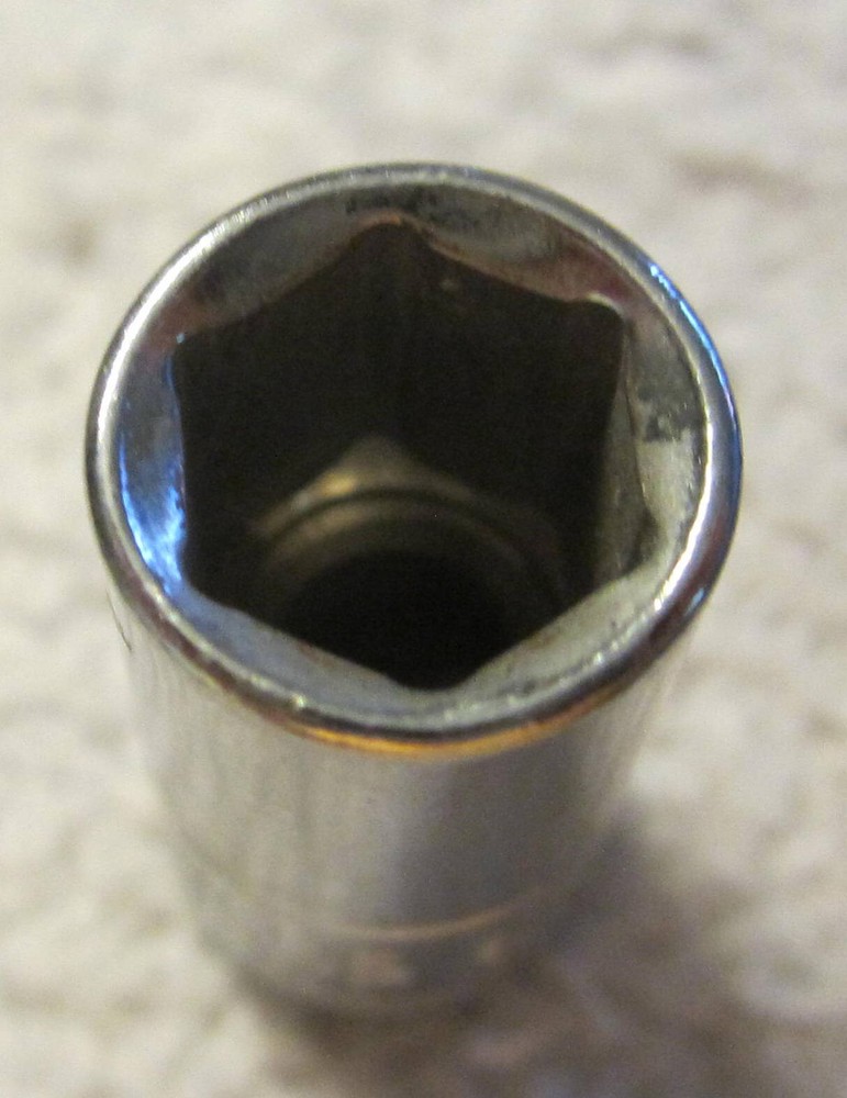 8 mm ad blue hawk socket,1/4" drive,6 point tool VTG