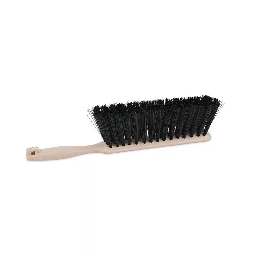 8 In. Polypropylene Bristle Counter Brush with Tan Handle