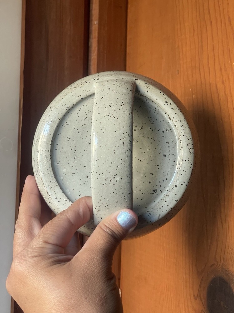 Vintage Signed Terra Cotta Jar