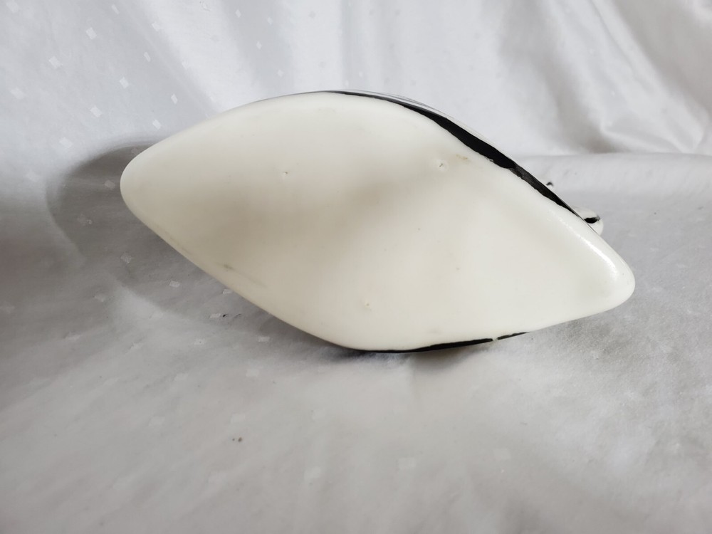 Tea Cup Stacked Ceramic Vase w/ handpainted fruit