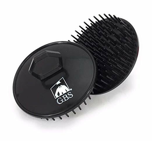 GBS Shampoo Massage Brush -2 PACK Black Brush