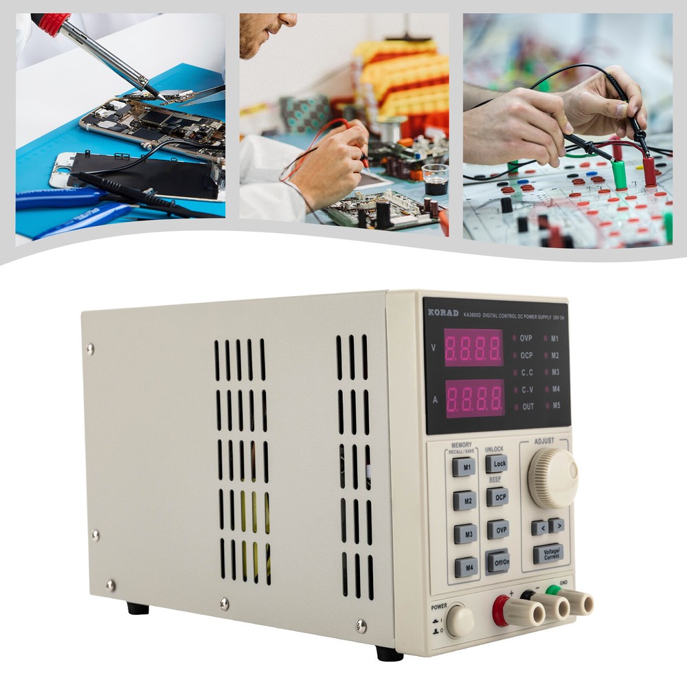 KA3005D DC Power Supply Adjustable Linear Power Regulated Bench Switching