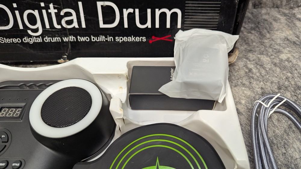 Quality Digital Drum Portable Electronic Drum Kit 9 Pads, Bluetooth