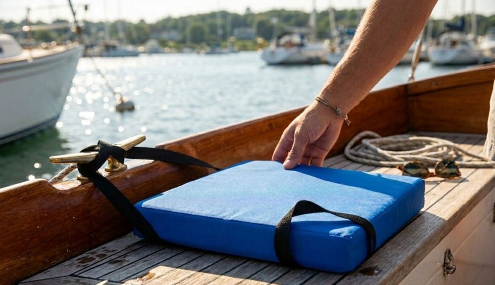 Ozark Trail Type IV Flotation Boat Cushion, Blue