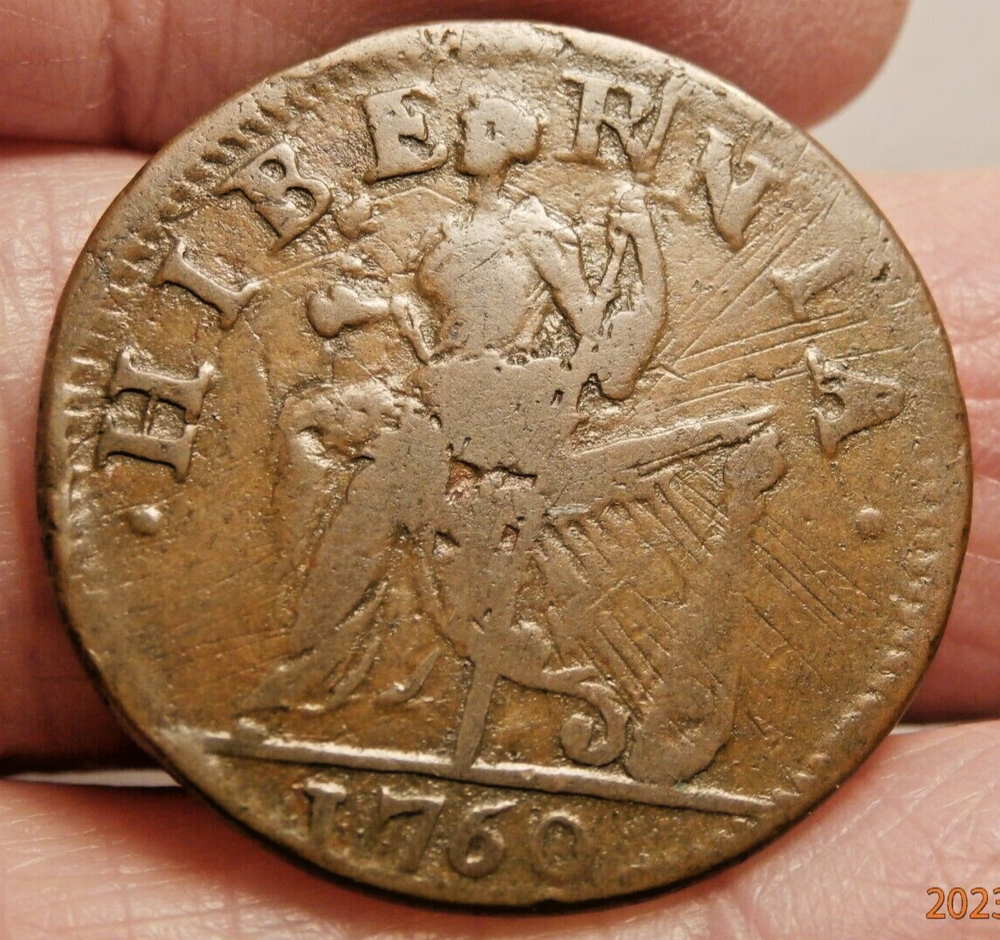 1760 VOCE POPULI VOOE ERROR NICE COPPER S-871B