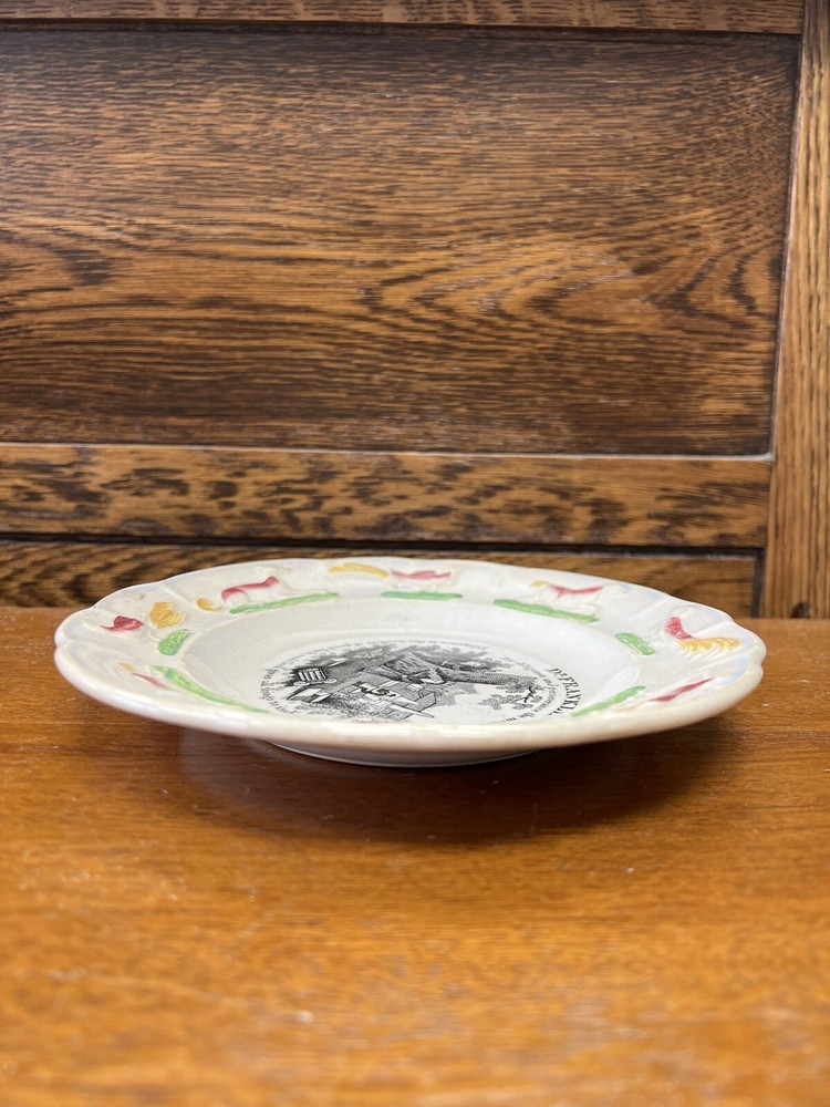 Antique Dr Franklin’s Maxim’s plate 1870
