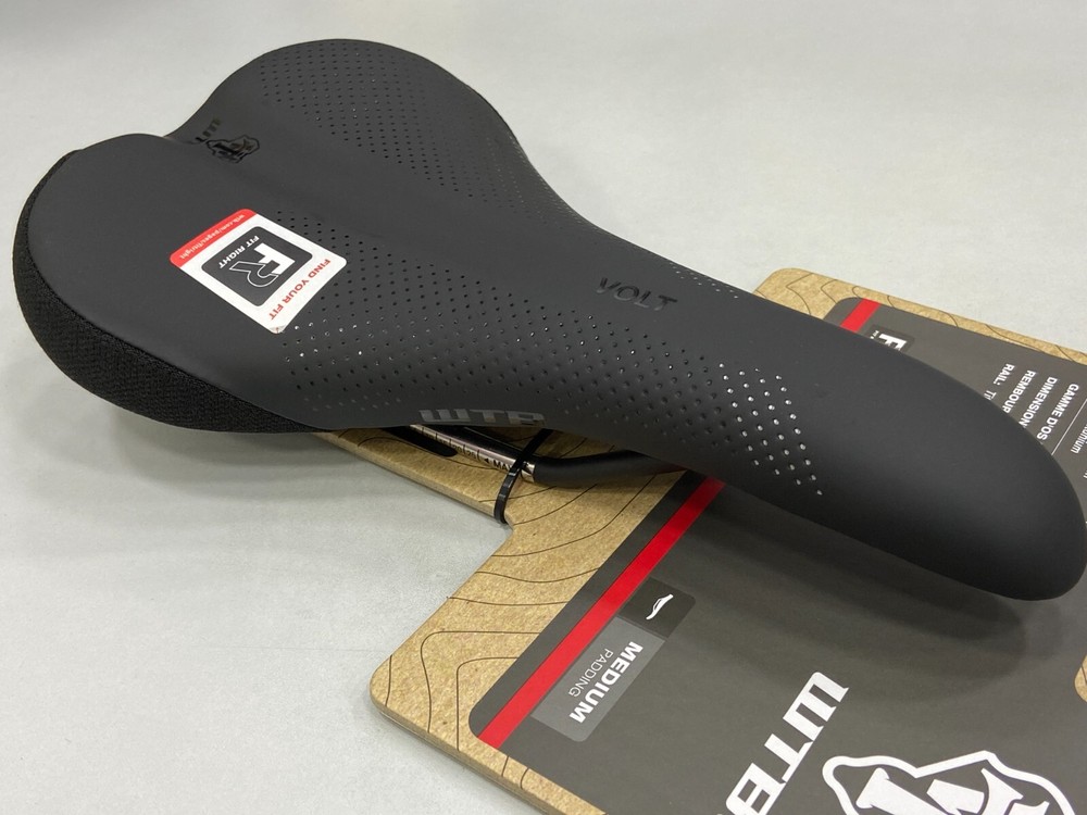 WTB Volt Wide Titanium Rail Medium Padding 150x265mm Saddle (Black)