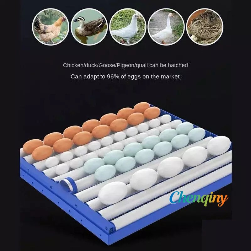 204 Egg Incubator Fully Automatic Turning Digital Brooder WiFi for Farm Home Use