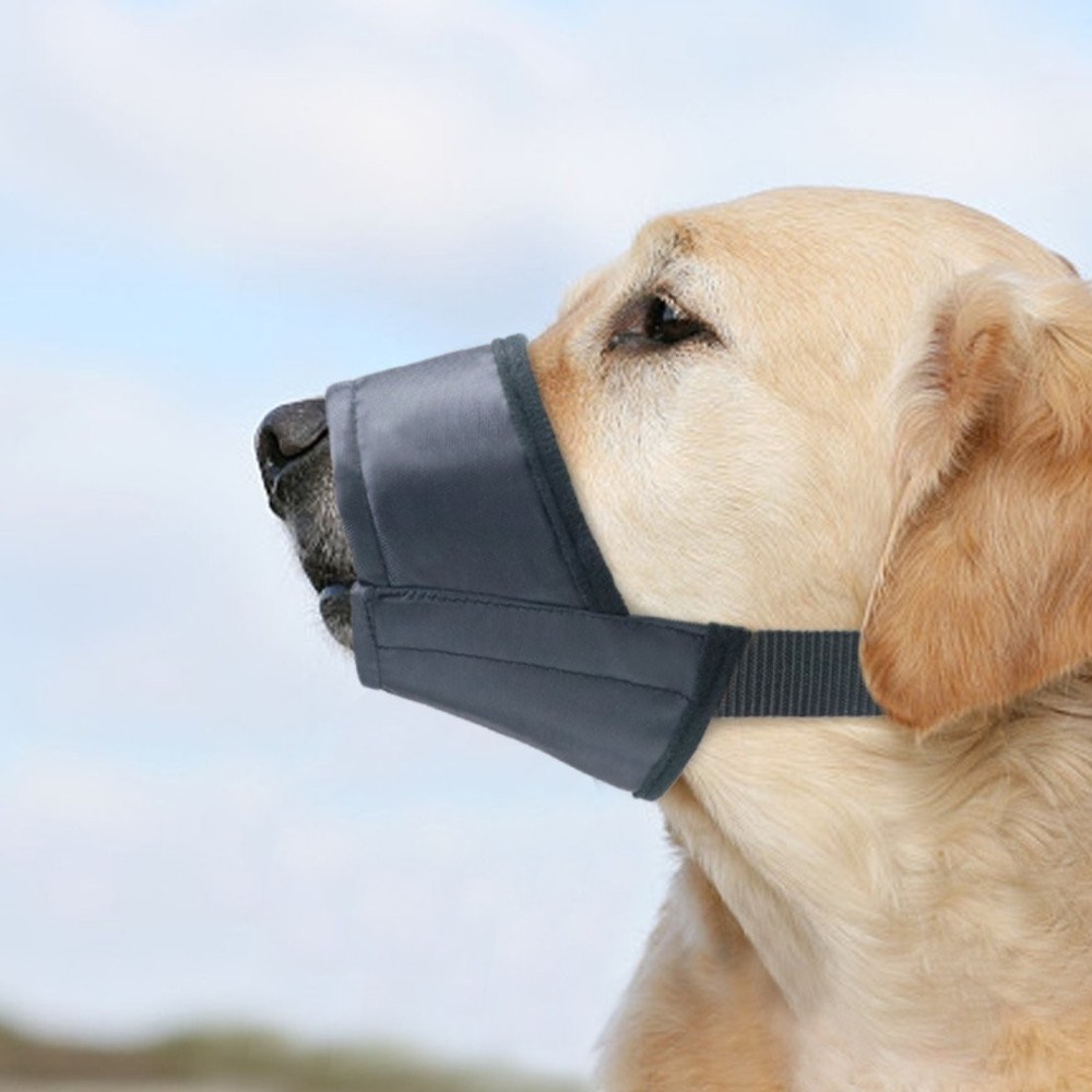 7 PCS Adjustable Dog Muzzles Anti-Biting Barking Small Medium Large Extra