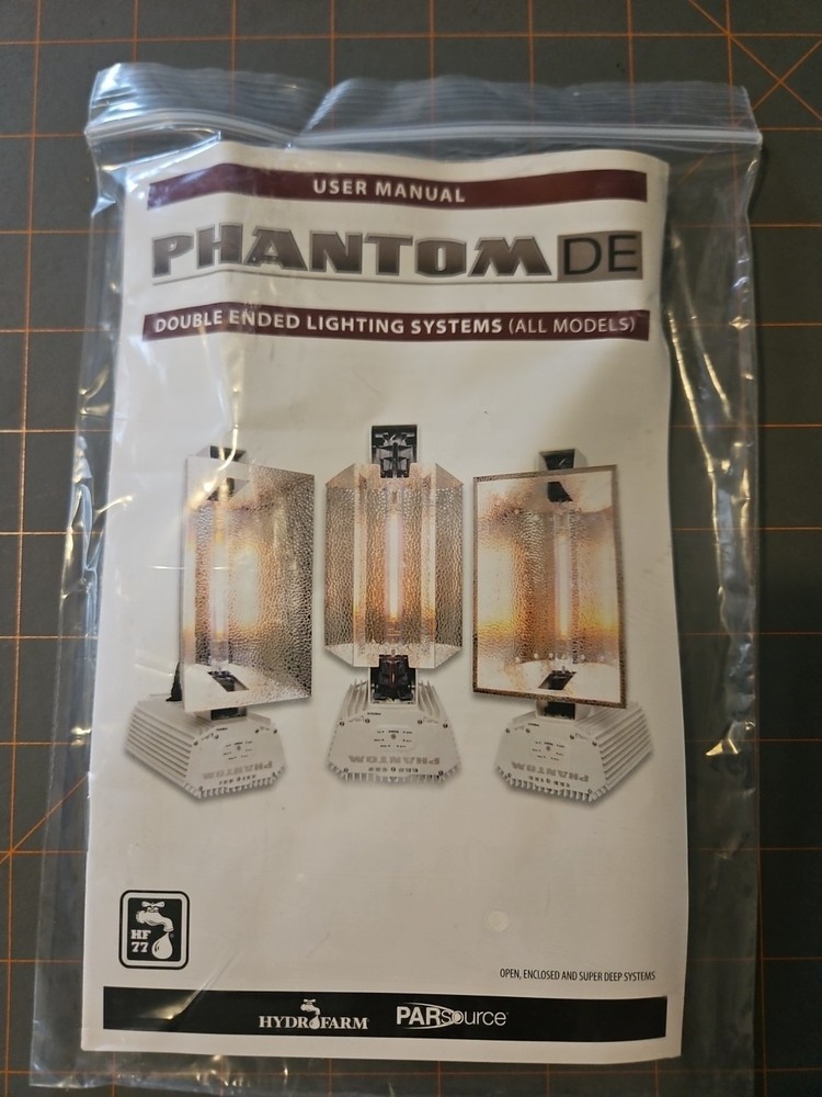 Phantom DE Double Ended Lighting System New With Bulb Grow Light 3 Available