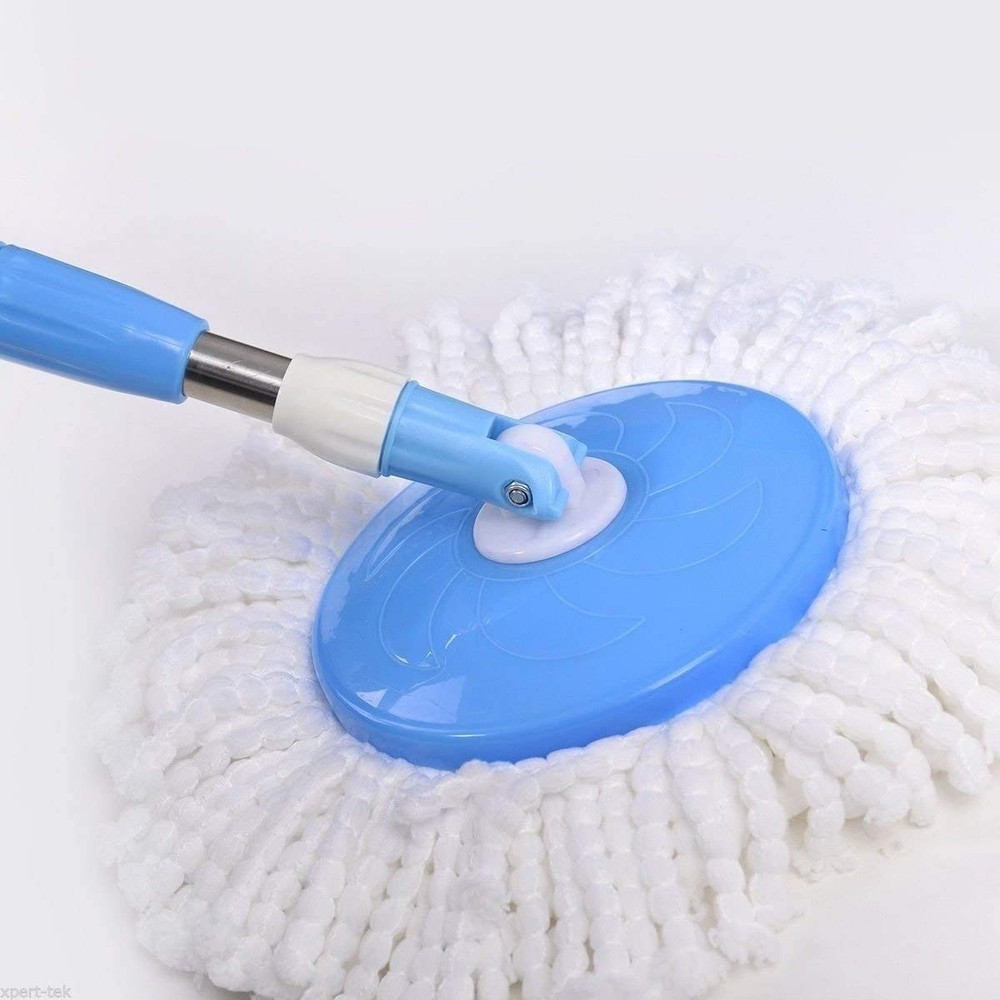 3pc Spin Mop Refills, Compatible with Hurrica 360 Mop Systems, White