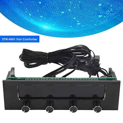 STW‑6041 Multi Fan Speed Controller 5.25 Inch Optical Drive Front Panel LCD