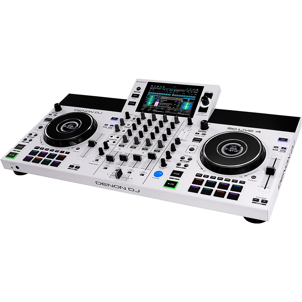 Denon DJ SC Live 4 4-Deck Standalone DJ System White