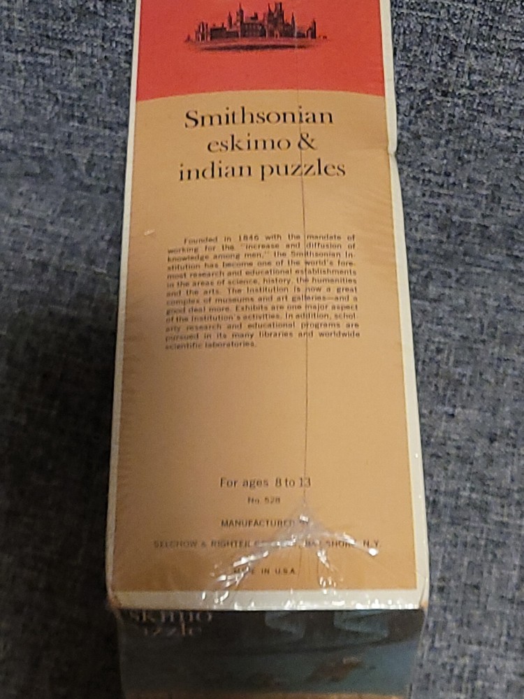 Vintage Smithsonian eskimo & indian puzzles