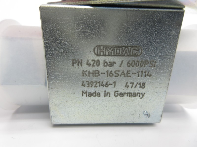 HYDAC KHB-16SAE-1114 6000PSI NSNP