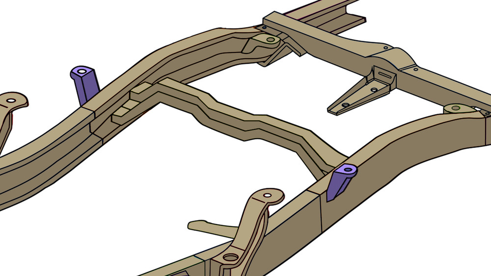 Rust Buster Frameworks RB7614 Truck Bed Mounting Hardware