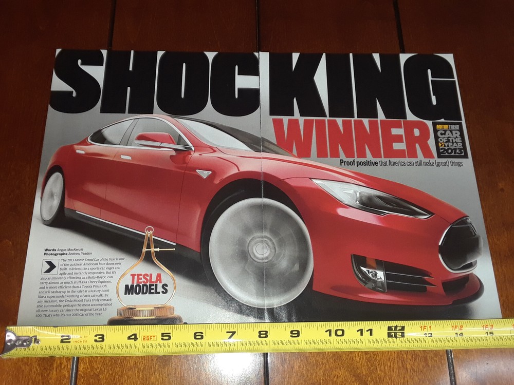 2013 TESLA MODEL S ORIGINAL ARTICLE