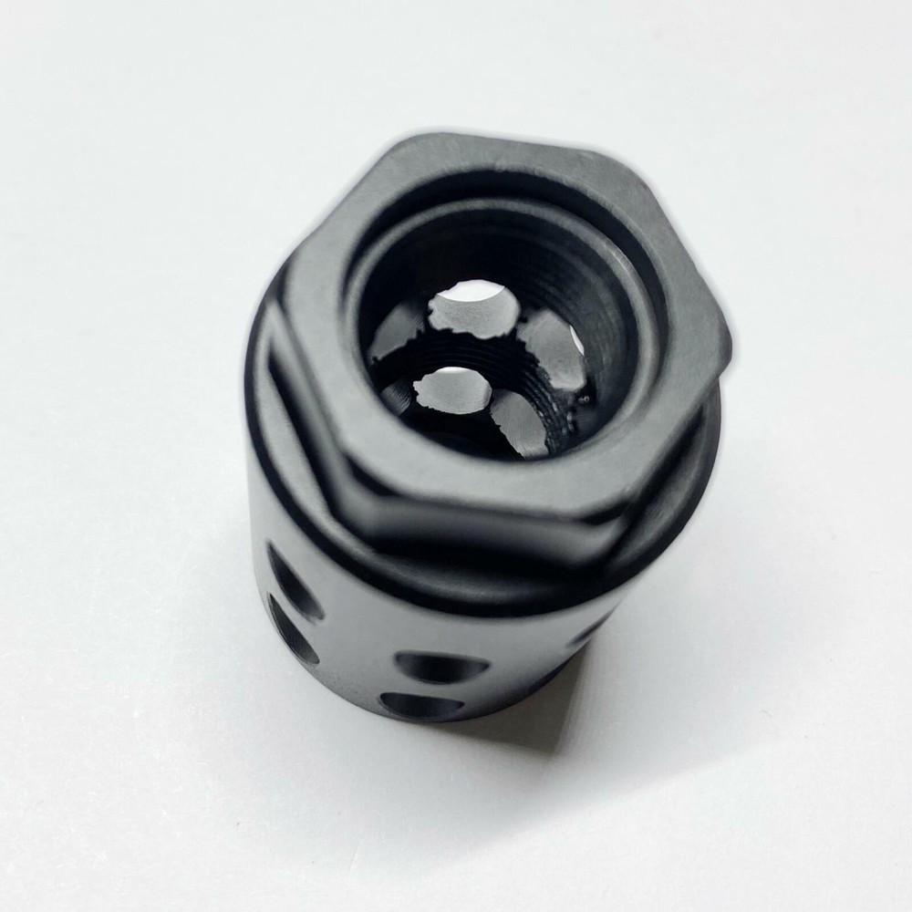 Muzzle Brake 1/2x28 TPI Compensator For 9mm Glock