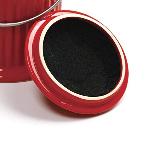 Norpro Replacement Filters for Ceramic Compost Keeper, 2 One Size, Black