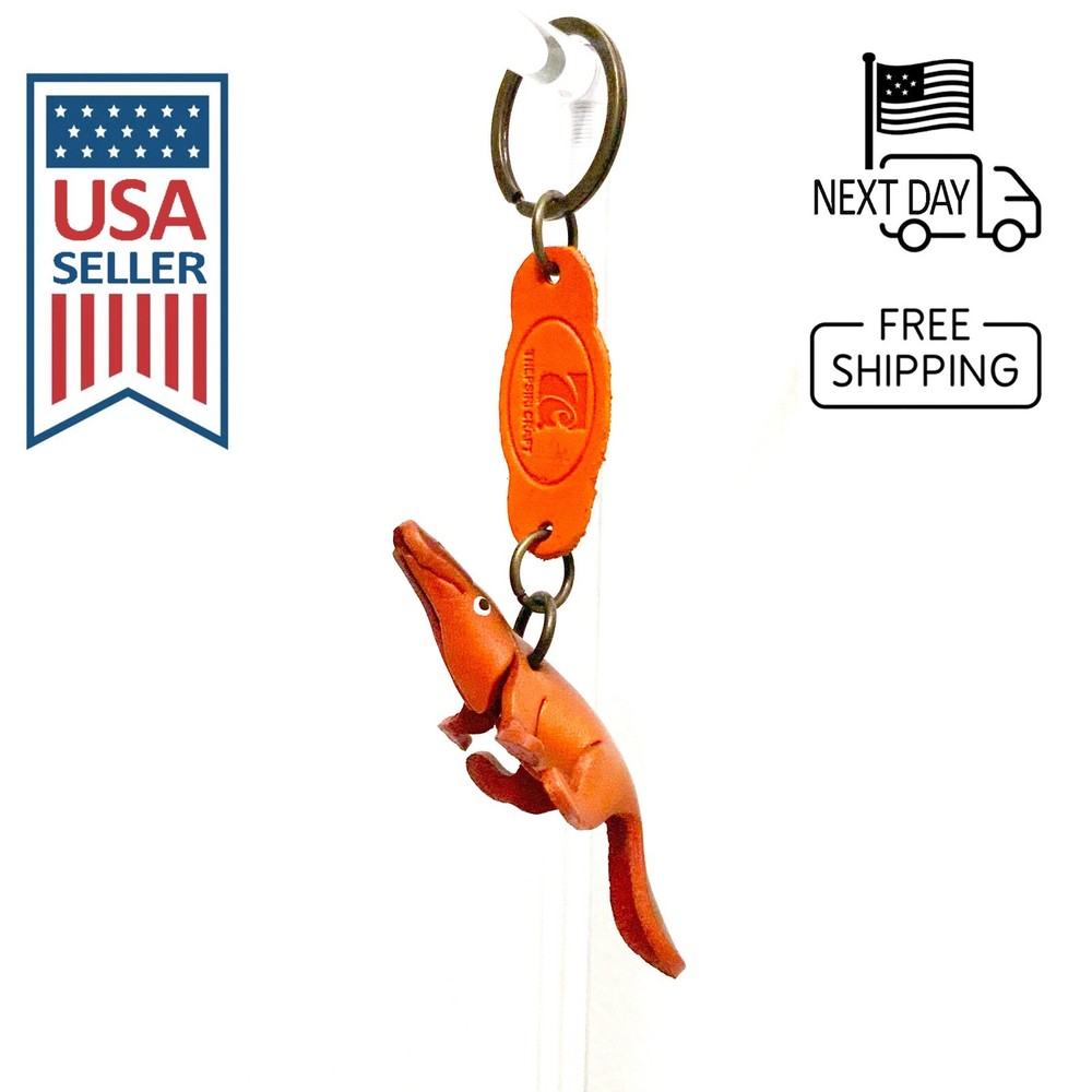 Platypus Handmade Leather Keyring
