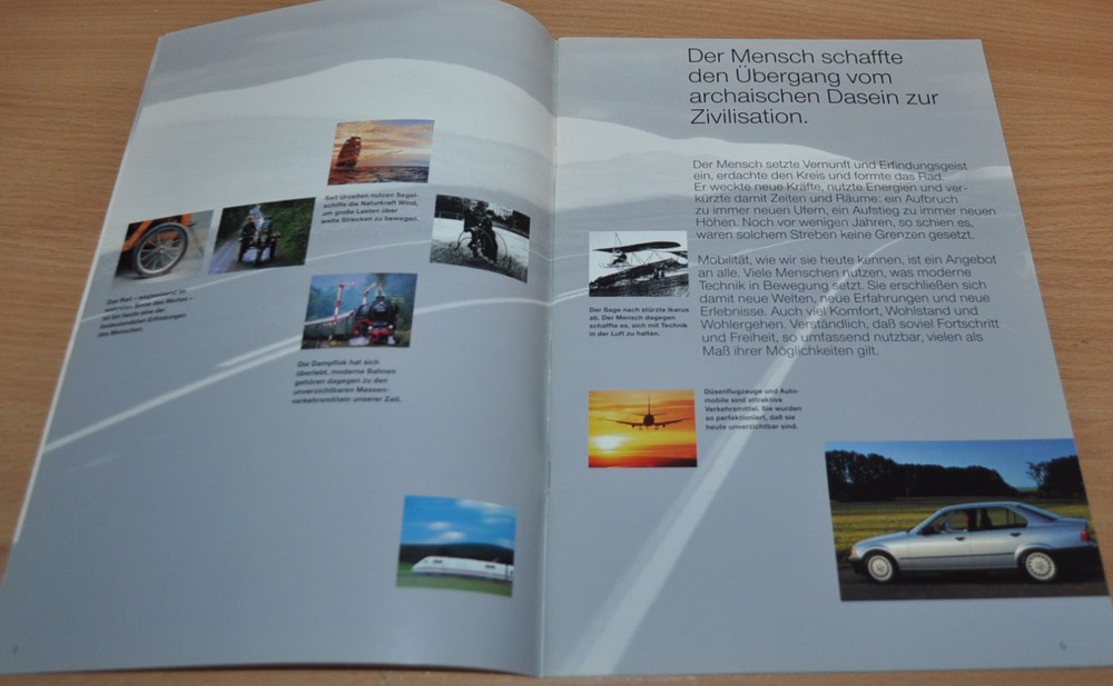 1993 BMW Brochure Prospekt German Edition