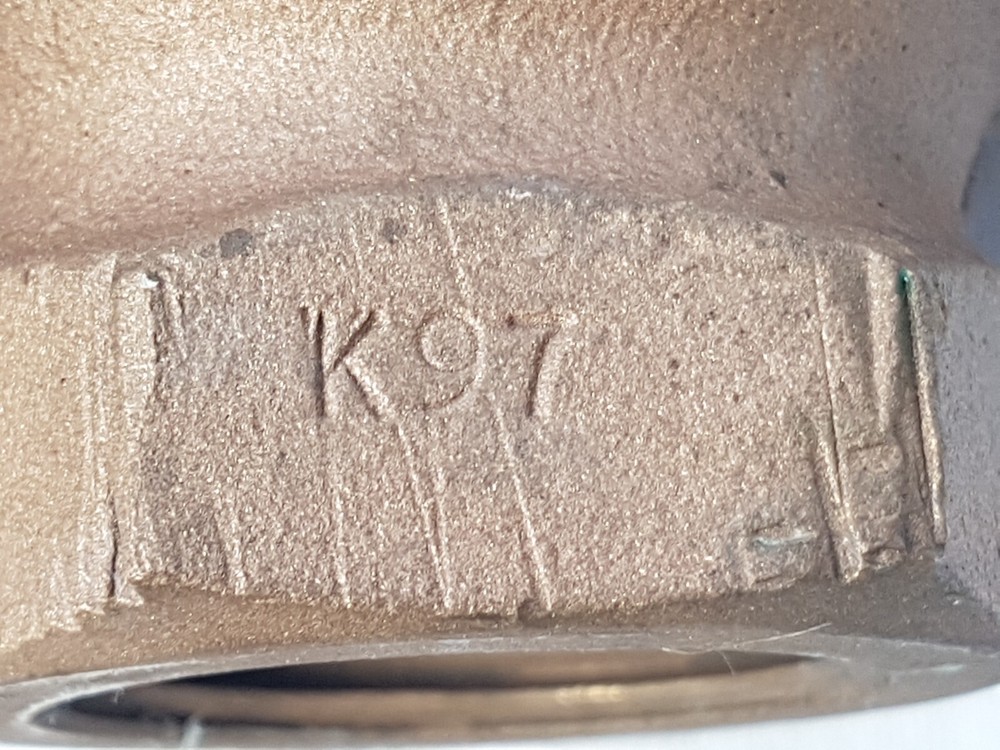 Mack 7938 Brass Valve Series B1 - 100 kPa - 25mm - 1-1/4 inch port - Unused