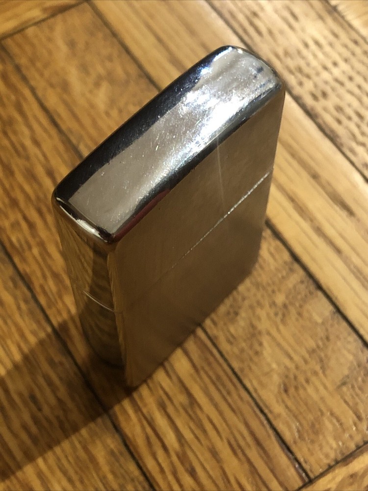 1994 Zippo Brushed Chrome Lighter - “ Moe” Engraved - EXC