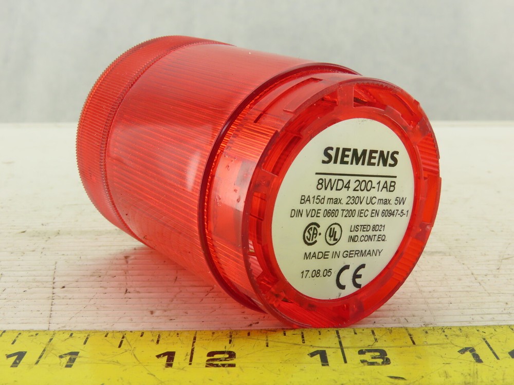 Siemens 8WD4200-1AB Stack Light Element Red