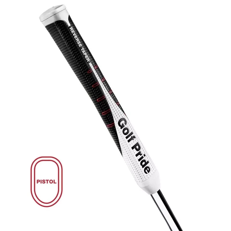 Golf Pride Reverse Taper Pistol Black White Medium or Large Authentic New