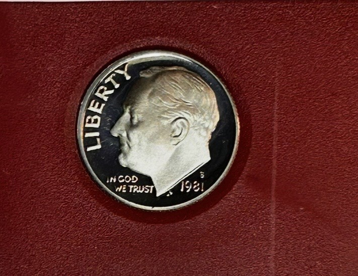 The 1981 United States Mint Proof Set Type 2